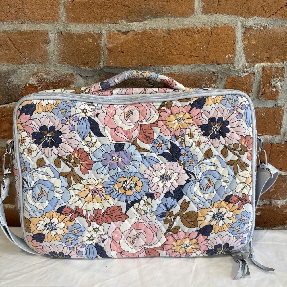 VERA BRADLEY LAPTOP WORK STATION CROSSBODY ALOHA BLOOMS‎